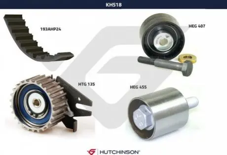 Ремінний комплект HUTCHINSON KH 518