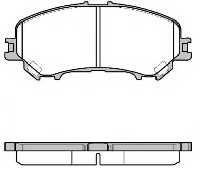 Комплект гальмівних колодок WOKING P12183.22