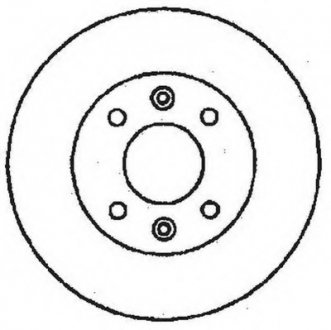 Тормозной диск Jurid 561253JC (фото 1)