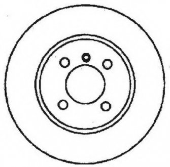 Гальмівний диск Jurid 561324JC (фото 1)