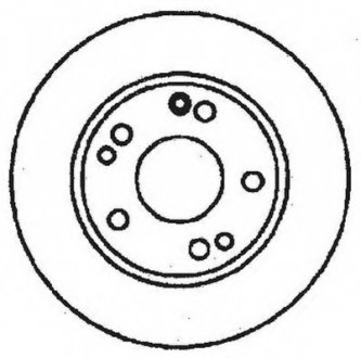 Гальмівний диск Jurid 561330JC (фото 1)