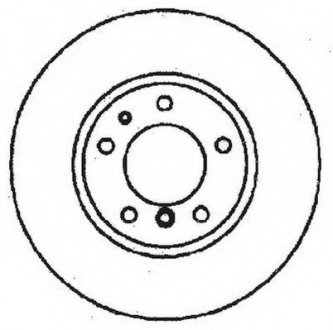 Тормозной диск Jurid 561478JC (фото 1)