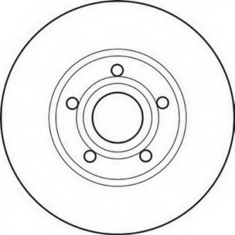 Тормозной диск Jurid 561547JC (фото 1)