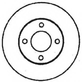Гальмівний диск Jurid 561690JC (фото 1)
