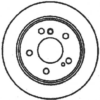 Тормозной диск Jurid 561698JC (фото 1)