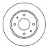 Тормозной диск передний Hyundai Santamo / KIA Joice / Mitsubishi Lancer / Volvo S40 / V40 JURID 561926JC