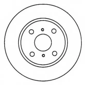 Тормозной диск Jurid 562007JC