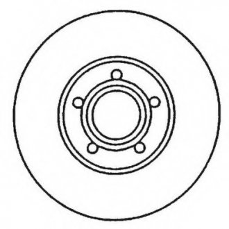 Гальмівний диск Jurid 562052JC (фото 1)