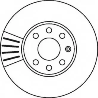 Гальмівний диск /BENDIX Jurid 562069JC
