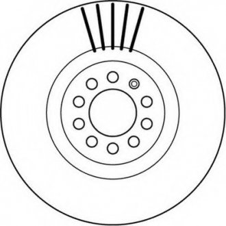 Гальмівний диск Jurid 562132JC (фото 1)
