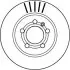 Гальмівний диск задній Audi A3, TT / VW Bora, Golf IV, New Beetle / Seat Leon, Toledo II / Skoda Oct JURID 562133JC