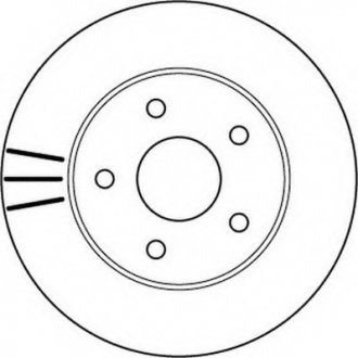 Гальмівний диск Jurid 562147JC (фото 1)