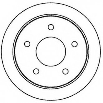 Гальмівний диск задній Nissan Almera Tino, Primera Jurid 562264JC (фото 1)