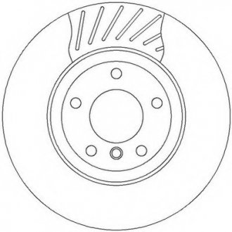 Тормозной диск Jurid 562318JC (фото 1)