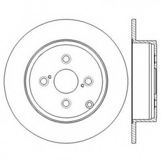 Тормозной диск Jurid 562600JC