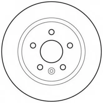 Гальмівний диск задній Opel Astra J, Mokka / Cherrolet Cruze, Aveo, Trax Jurid 562651JC