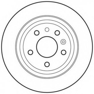 Гальмівний диск задній Saab 9-5 Jurid 562682JC (фото 1)