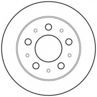 Тормозной диск Jurid 562753JC (фото 1)