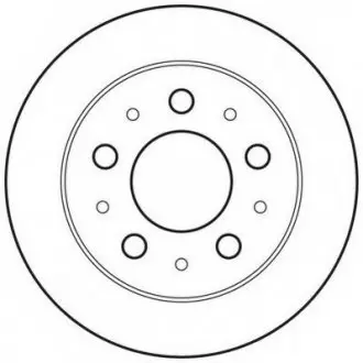Гальмівний диск задній Peugeot Boxer / Citroen Jumper / Fiat Ducato Jurid 562753JC