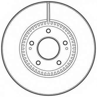 Гальмівний диск Jurid 562755JC (фото 1)