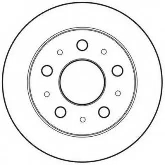 Гальмівний диск /BENDIX Jurid 562757JC