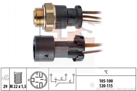Термовыключатель вентилятора радиатора EPS 1 850 668