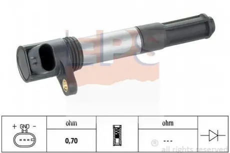 Котушка запалювання Fiat Bravo/Panda/Punto/Stilo 1.4 02-08 EPS 1 970 442