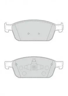 Комплект гальмівних колодок Jurid 573460J