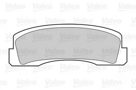 Комплект тормозных колодок, дисковый тормоз Valeo 301389