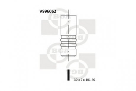 Выпускной клапан BGA V996062 (фото 1)
