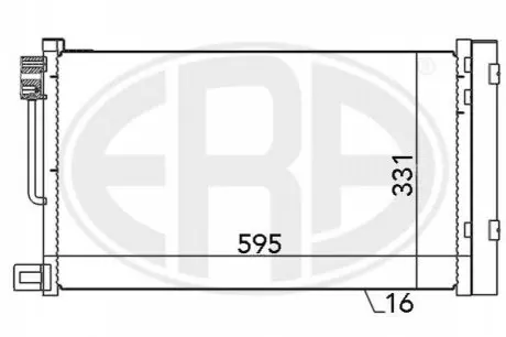 Радіатор ERA 667010