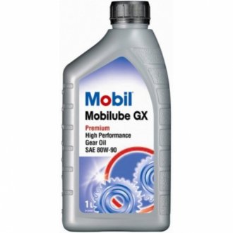 1л MOBILUBE GX 80W-90 масло трансмиссионное GL-4 MOBIL MOBIL1007 (фото 1)