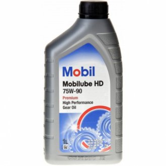 1л MOBILUBE HD 75W-90 масло трансмиссионное GL-5 MOBIL MOBIL1005 (фото 1)