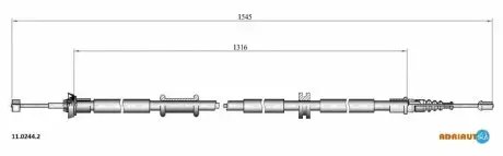 Автозапчастина ADRIAUTO 11.0244.2