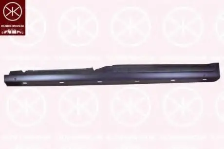 VW CAD 04- MAXI Порог левый, 2х дверн., межосевое расстояние [в мм]: 3000 KLOKKERHOLM 9571003