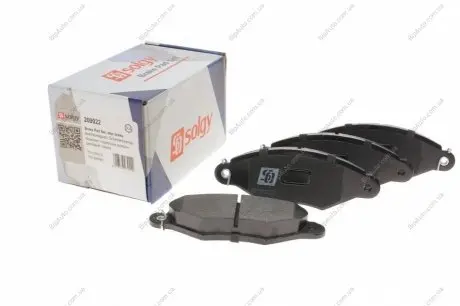 Колодки тормозные (передние) Renault Kangoo 98- (Bosch)/(с датчиками) SOLGY 209022