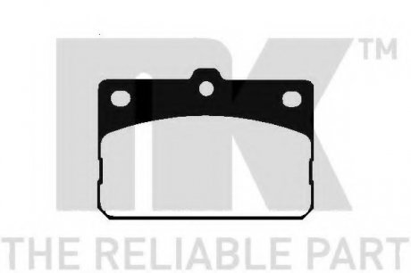 Комплект тормозных колодок, дисковый тормоз NK 224501