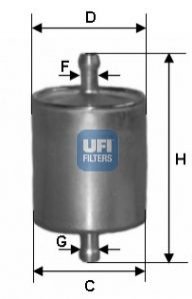 Топливный фильтр UFI 3176000