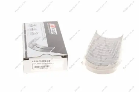 Подшипники скольжения шатунные CR6875SM0.25 King CR6875SM025