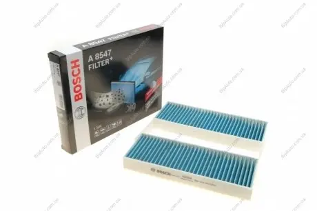 ФІЛЬТР САЛОНУ З АКТИВОВАНИМ ВУГІЛЛЯМ 0 986 628 547 BOSCH 0986628547