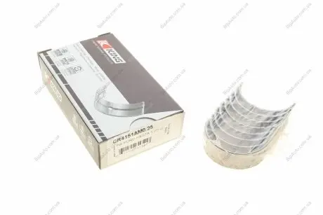 Вкладыши шатунные FORD 0,25 ZETEC 1.2 16V/1.4 16V/1,7 16V King CR4151AM0.25