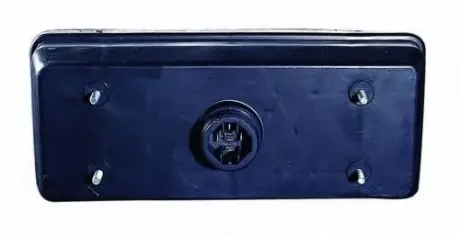 Ліхтарь задний лівий, круглое Разъем в середине, trailer DEPO 552-1929L-LD-WE