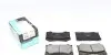 Комплект тормозных колодок, дисковый тормоз KAVO PARTS KBP6581 KBP-6581