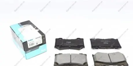 Комплект тормозных колодок, дисковый тормоз PARTS KAVO KBP-6581