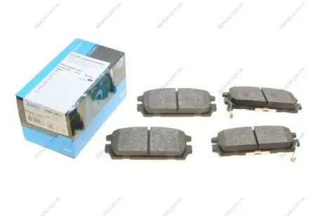 Комплект гальмівних колодок, дискове гальмо PARTS KAVO KBP-3017