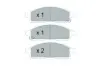 Комплект гальмівних колодок KAVO PARTS KBP-6599 KBP-6599