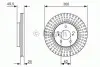 Тормозной диск BOSCH 0986479787 (фото 1)