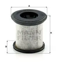 Фільтр, система вентиляції картера -FILTER MANN LC 10 001 X