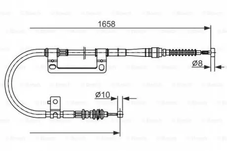 , стояночная тормозная система BOSCH 1 987 477 331