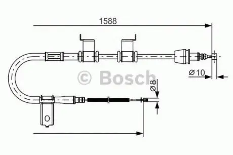 Трос зупиночних гальм BOSCH 1 987 482 358